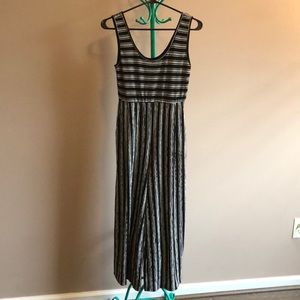 Black and white jumpsuit